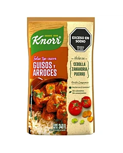 Salsa Knor Tipo Casera Guisos Y Arroces 340 G