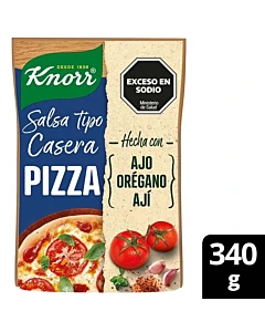 Salsa Knor Tipo Casera Pizza 340 G