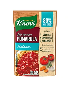 Salsa Knor Tipo Casera Pomarola 340 G