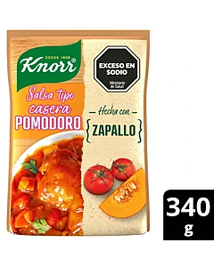 Salsa Knor Tipo Casera Pomodoro 340 G