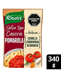 Salsa Knorr Tipo Casera Pomarola 340 G