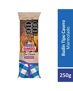 Budín Bimbo Tipo Casero Marmolado 250 G