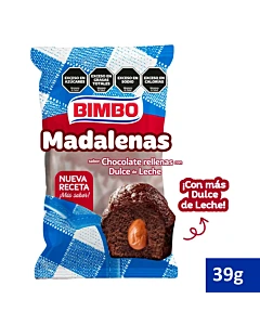 Madalena Bimbo Chocolate Con Dulce De Leche 39 G