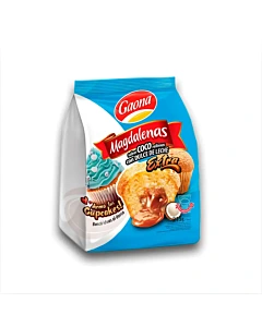 Magdalena Sabor Coco Rellena Con Dulce De Leche Gaona X 215gr