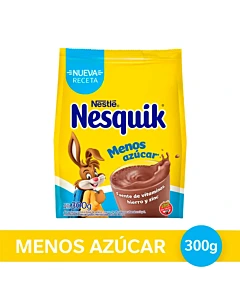 Cacao En Polvo Nesquik® Menos Azúcar 300 G