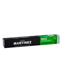 Café En Cápsulas Martinez Brasil 10 U 50 G