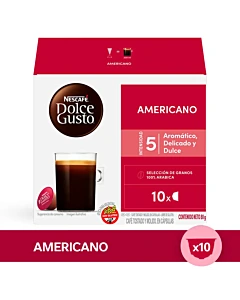 Café En Cápsulas Nescafé® Dolce Gusto® Americano 10 U