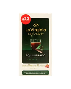 Café En Cápsulas La Virginia Espresso 20u 104 G