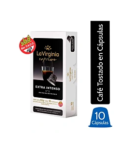 Café En Cápsulas La Virginia Espresso Extra Intenso 10u 52 G