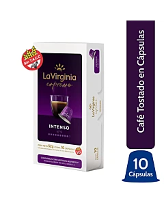 Café En Cápsulas La Virginia Intenso 10 U 52 G
