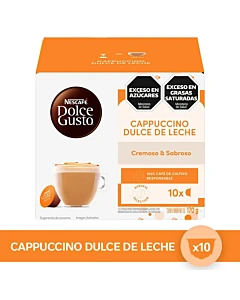 Café En Cápsulas Nescafé® Dolce Gusto® Cappucino Dulce De Leche 10 U