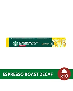 Café En Cápsulas Starbucks® Nespresso® Blonde Espresso Roast Decaf 10 U