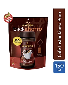 Café Instantáneo La Virginia Tostado 150 G