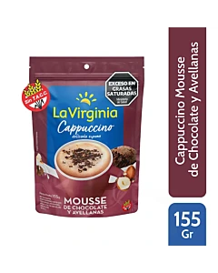 Capuccino Mousse De Chocolate Y Avellanas La Virginia 155g