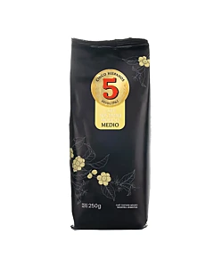 Café Molido 5 Hispanos Tostado Medio 250 G