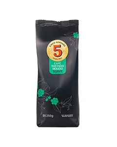 Café Molido 5 Hispanos Tostado Suave 250 G