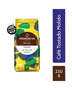 Café Molido La Morenita Tostado Brasil 250 G