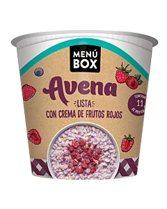 Avena Lista Menú Box Con Crema De Frutos Rojos 64g