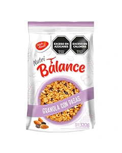 Granola Nutrifoods Balance Con Pasas 320 G