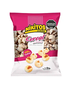 Cereal De Maiz Nikitos Inflado Dulce 80 G