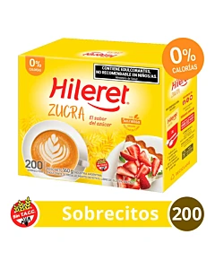 Endulzante Hileret Zucra 160 G  200 U
