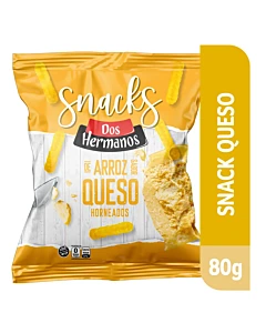 Palitos De Arroz Sabor Queso Dos Hermanos 80 Gr