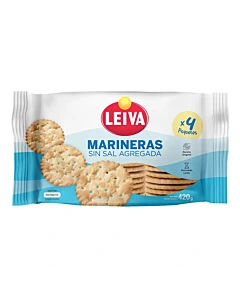 Galletitas Leiva Marineras Sin Sal 420 G 4 U