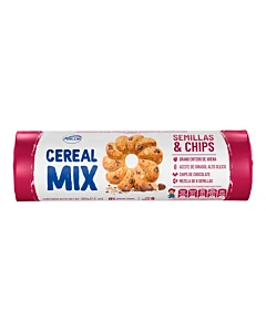 Galletitas Cereal Mix Semillas Y Chips 207g