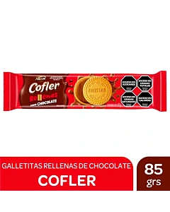 Galletitas Cofler Rellenas De Chocolate 85 G