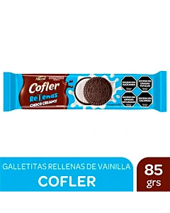 Galletitas Cofler Rellenas De Vainilla 85 G