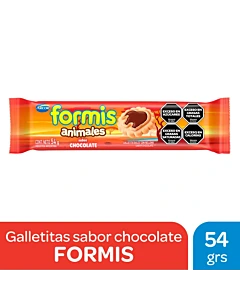 Galletitas Formis Animales Chocolate 54g