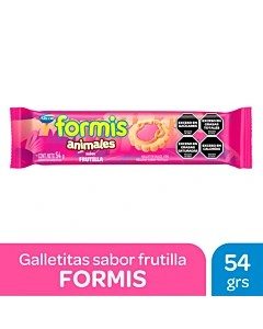 Galletitas Formis Animales Frutilla 54g