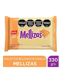 Galletitas Dulces Mellizas Pack 3 Unidades 324 G