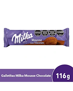 Galletitas Dulces Milka Mousse Chocolate 116 G