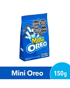 Galletitas Mini Oreo Rellenas Con Crema Sabor Original 150 G