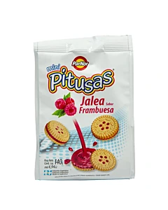 Galletitas  Jalea Frambuesa Pitusas 140gr