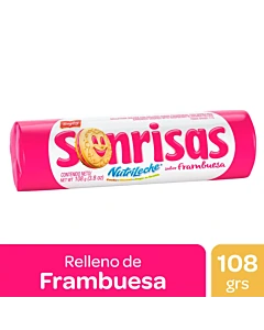 Galletitas Sabor Frambuesa Sonrisas 108 Gr