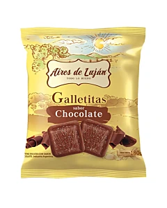 Galletitas Dulces Aires De Luján Sabor Chocolate 180 G