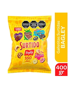 Galletitas Bagley Surtido 400g