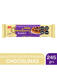 Galletitas Chocolinas Chocolate Blanco 245gr