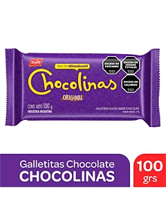 Galletitas Chocolinas De Chocolate Original 100 G