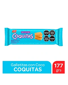 Galletitas Dulces Coquitas Con Coco 177 G