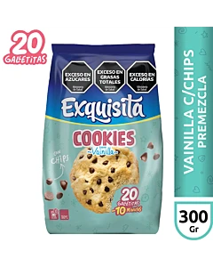 Cookies Exquisita De Vainilla Con Chips De Chocolate 300gr
