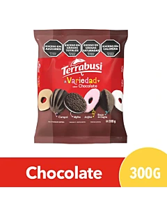 Galletitas Dulces Terrabusi Variedad Mix Chocolate 300 G