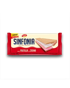 Oblea Rellena Dúo Sinfonía Frutilla Y Crema 100g