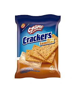 Galletitas Crackers Smams Con Semillas Sin Tacc X 150 Gr
