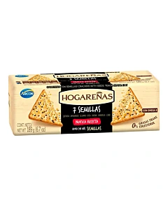 Galletitas Crackers Hogareñas 7 Semillas 189g