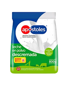 Leche En Polvo Apostoles Descremada 800 G