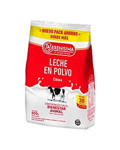 Leche En Polvo La Serenísima Clásica 800 G