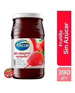 Mermelada Arcor Frutilla Sin Azúcar 390g